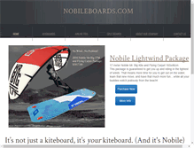 Tablet Screenshot of nobileboards.com